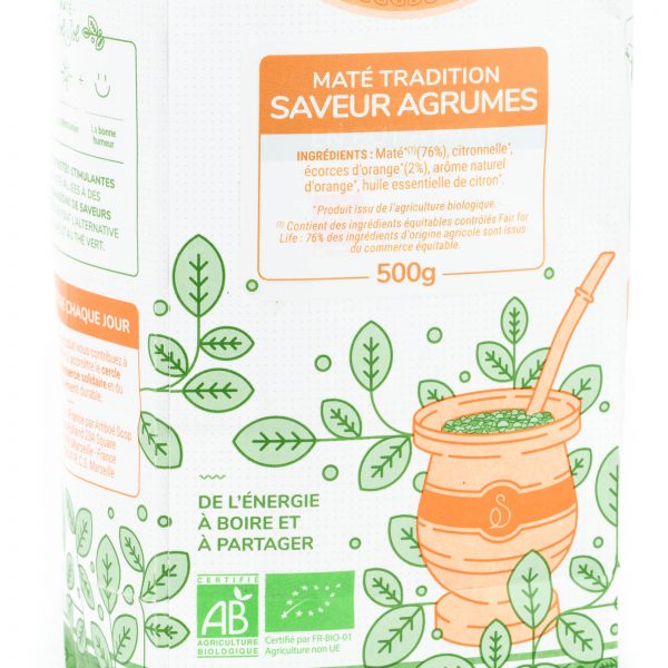 SC_2022-05-25_17-06-06 Maté aux agrumes bio et équitable du Brésil, feuilles entières pour calebasse